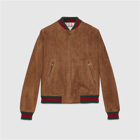 gucci men winter jacket|gucci suede jacket.